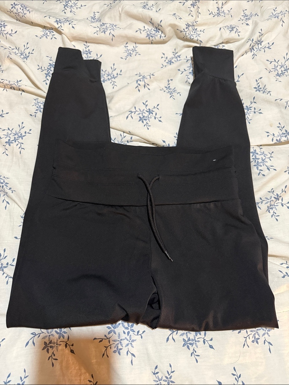 No Boundaries Black Drawstring Active Leggings